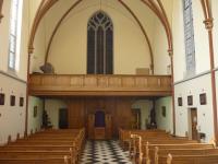 Blick auf die 2010 renovierte Orgelbühne